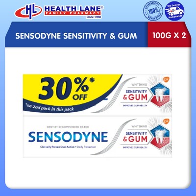 SENSODYNE SENSITIVITY & GUM (100G X 2)